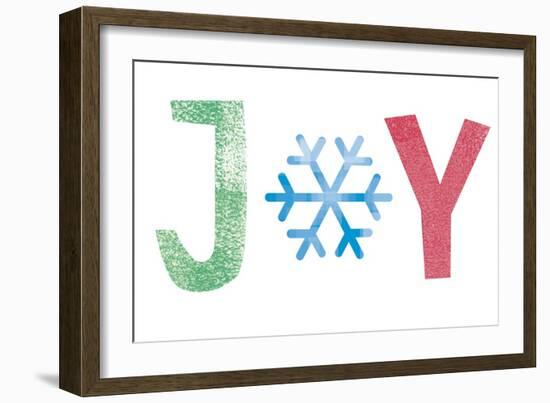 Christmas JOY Letters-Summer Tali Hilty-Framed Giclee Print