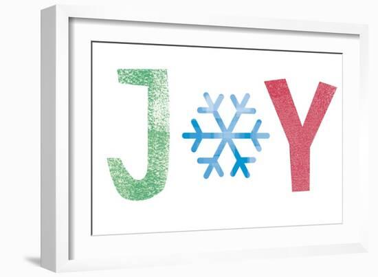 Christmas JOY Letters-Summer Tali Hilty-Framed Giclee Print