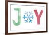 Christmas JOY Letters-Summer Tali Hilty-Framed Giclee Print