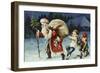 Christmas Joys Spread near and Far-null-Framed Giclee Print