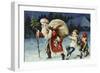 Christmas Joys Spread near and Far-null-Framed Giclee Print