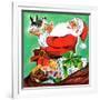 Christmas Kitten - Jack and Jill, December 1963-Irma Wilde-Framed Giclee Print