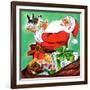 Christmas Kitten - Jack and Jill, December 1963-Irma Wilde-Framed Giclee Print