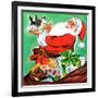 Christmas Kitten - Jack and Jill, December 1963-Irma Wilde-Framed Giclee Print