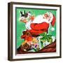 Christmas Kitten - Jack and Jill, December 1963-Irma Wilde-Framed Giclee Print