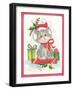 Christmas Kitten Sitting Amongst the Presents-Beverly Johnston-Framed Giclee Print