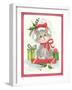 Christmas Kitten Sitting Amongst the Presents-Beverly Johnston-Framed Giclee Print
