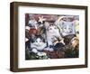 Christmas Kittens and All the Trim'Ns-Jenny Newland-Framed Giclee Print