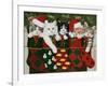 Christmas Kittens-William Vanderdasson-Framed Giclee Print