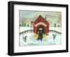 Christmas Labrador-Tina Nichols-Framed Giclee Print