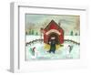 Christmas Labrador-Tina Nichols-Framed Giclee Print