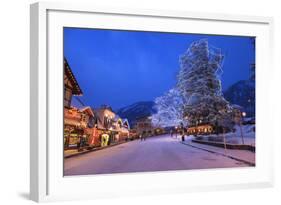 Christmas Lighting Festival, Leavenworth, Bavarian Village, Washington-Stuart Westmorland-Framed Photographic Print