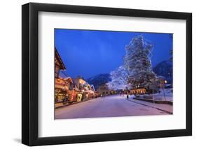 Christmas Lighting Festival, Leavenworth, Bavarian Village, Washington-Stuart Westmorland-Framed Photographic Print