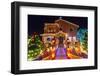 christmas lights-6178-Jeff Poe-Framed Photo