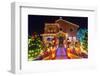 christmas lights-6178-Jeff Poe-Framed Photo