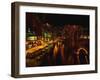 Christmas Lights Along the San Antonio Riverwalk-James Randklev-Framed Photographic Print