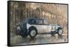 Christmas Lights and 8 Litre Bentley-Peter Miller-Framed Stretched Canvas