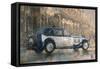 Christmas Lights and 8 Litre Bentley-Peter Miller-Framed Stretched Canvas