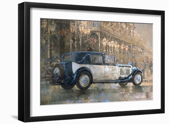 Christmas Lights and 8 Litre Bentley-Peter Miller-Framed Giclee Print