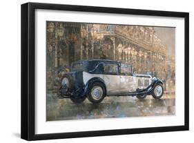 Christmas Lights and 8 Litre Bentley-Peter Miller-Framed Giclee Print