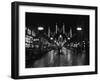 Christmas Lights and Decorations in Regent Street, London 1966-null-Framed Photographic Print