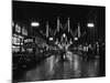 Christmas Lights and Decorations in Regent Street, London 1966-null-Mounted Photographic Print