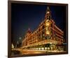 Christmas lights at Harrods, London, South England, Great Britain-null-Framed Premium Giclee Print