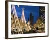 Christmas Lights Leading Up to the Kaiser Wilhelm Memorial Church, Berlin, Germany, Europe-Stuart Black-Framed Photographic Print