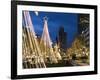 Christmas Lights Leading Up to the Kaiser Wilhelm Memorial Church, Berlin, Germany, Europe-Stuart Black-Framed Photographic Print