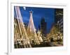 Christmas Lights Leading Up to the Kaiser Wilhelm Memorial Church, Berlin, Germany, Europe-Stuart Black-Framed Photographic Print