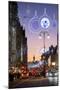 Christmas lights on The Strand, London, England, United Kingdom, Europe-Charles Bowman-Mounted Photographic Print