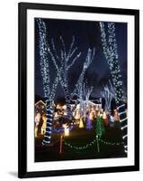 Christmas Lights, Saugus, Massachussets-Lisa Poole-Framed Photographic Print