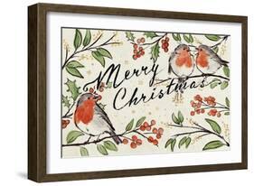 Christmas Lovebirds I-Janelle Penner-Framed Art Print