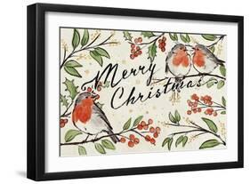 Christmas Lovebirds I-Janelle Penner-Framed Art Print