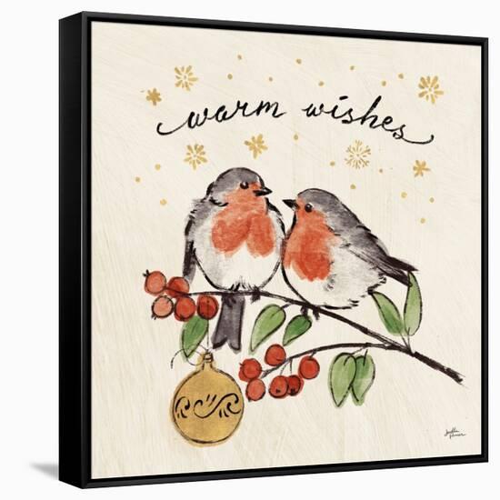 Christmas Lovebirds II-Janelle Penner-Framed Stretched Canvas