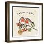 Christmas Lovebirds II-Janelle Penner-Framed Art Print