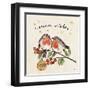 Christmas Lovebirds II-Janelle Penner-Framed Art Print