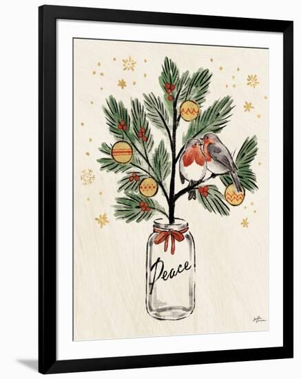 Christmas Lovebirds VI-Janelle Penner-Framed Art Print