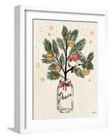 Christmas Lovebirds VI-Janelle Penner-Framed Art Print