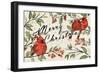 Christmas Lovebirds VIII-Janelle Penner-Framed Art Print