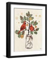 Christmas Lovebirds XIV-Janelle Penner-Framed Art Print