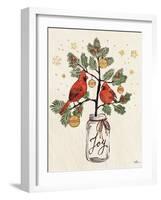 Christmas Lovebirds XIV-Janelle Penner-Framed Art Print