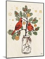 Christmas Lovebirds XIV-Janelle Penner-Mounted Art Print