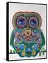 Christmas Magic Owl-Oxana Zaika-Framed Stretched Canvas