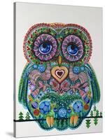 Christmas Magic Owl-Oxana Zaika-Stretched Canvas