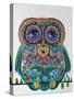 Christmas Magic Owl-Oxana Zaika-Stretched Canvas