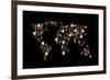 Christmas Map-Mark Ashkenazi-Framed Giclee Print