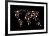 Christmas Map-Mark Ashkenazi-Framed Giclee Print