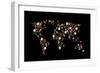 Christmas Map-Mark Ashkenazi-Framed Giclee Print