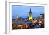 Christmas Market Along Lindau's Historic Port, Lindau Im Bodensee, Germany, Europe-Miles Ertman-Framed Photographic Print